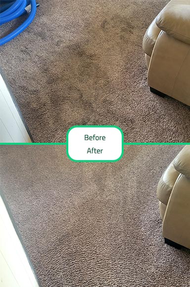 Carpet Cleaning in College Park- Before After